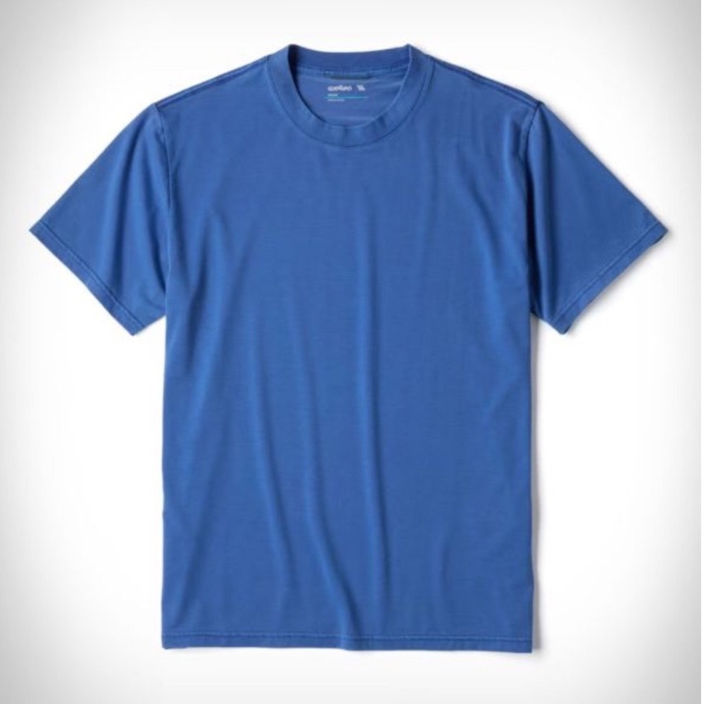 Wellen Patina‎ Tee Washed Cobalt Blue Mens S Short Sleeve Crewneck New With Tags